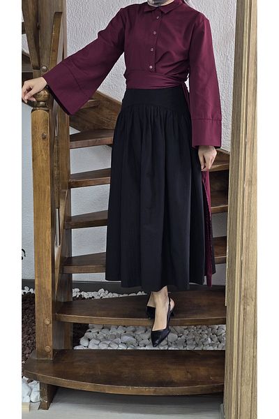 NANTİREA High Waist Skirt