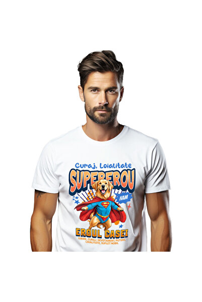 StoryGift Romania Tricou Barbati cu Fata Alergatoare Viteza Supereroi Persona...