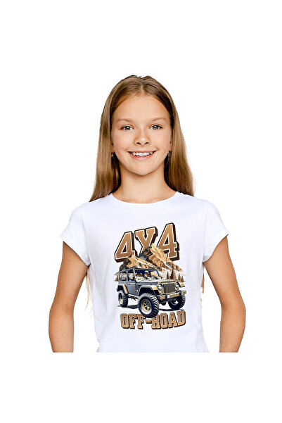 StoryGift Romania Tricou Copii cu Masina De Teren Munte Inalt 4X4 OFF-ROAD Av...