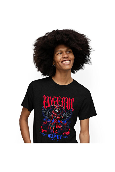 StoryGift Romania Tricou Barbati cu Femeie Costum Harley Quinn Animat Rosu Si...