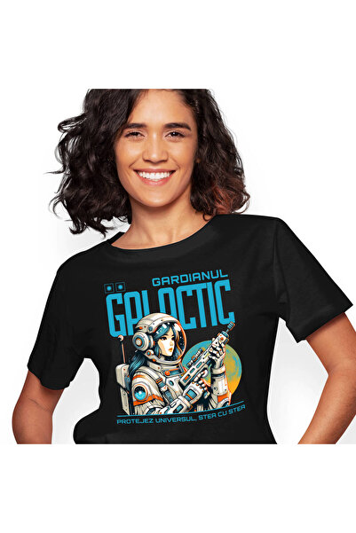 StoryGift Romania Tricou Femei cu Minge Tenis Animata Vesela Racheta Supereroi Personaje Supereroi,Black_XL