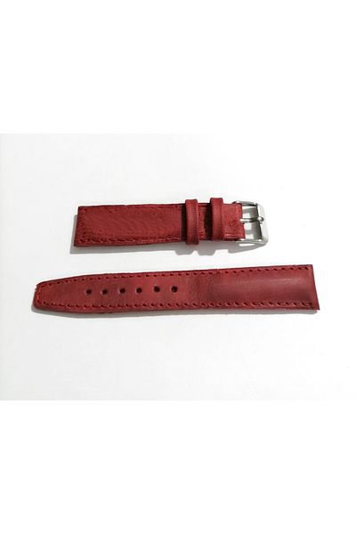 FADO 18mm Genuine Calfskin Leather Suitable for Any Watch (267) Red