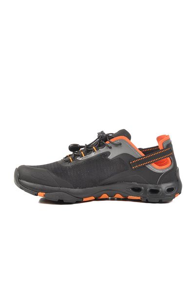 WALKWAY 660893A m Black-Orange Men's Sports Shoes Humtto