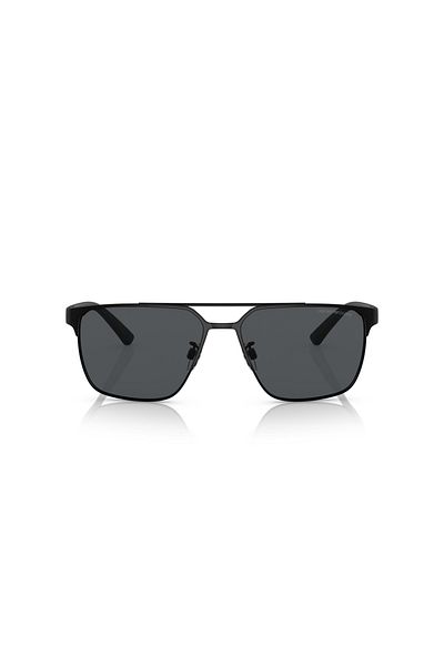 Emporio Armani Man Square Sunglasses- Ea 2134 - Lense Size:58mm - Matte Black