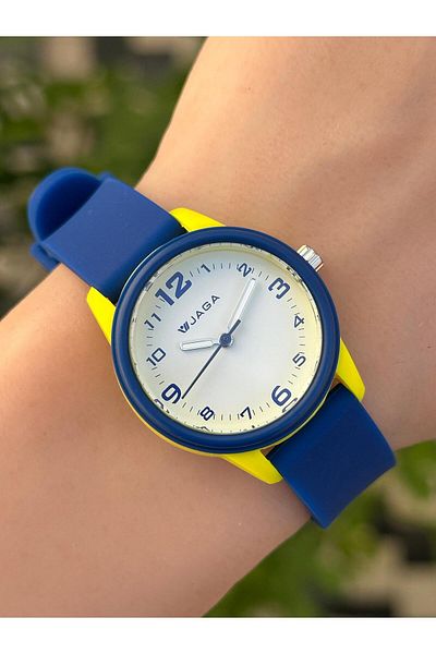 Jaga Analog Numeral Dial 2 Years Warranty 3 Atm Water Resistant Unisex Children Wrist Watch An02