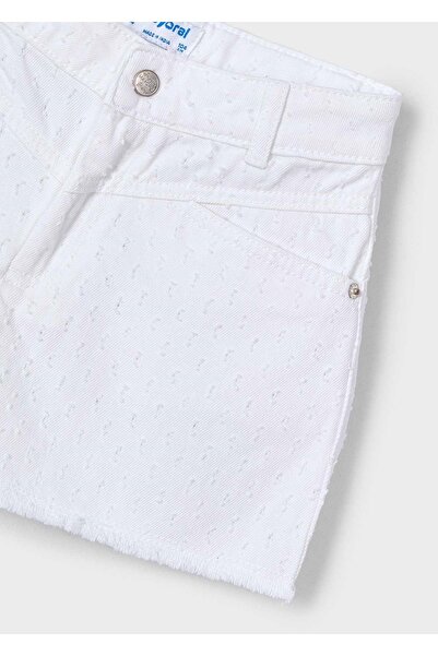 MAYORAL kız çocuk şort BEYAZ