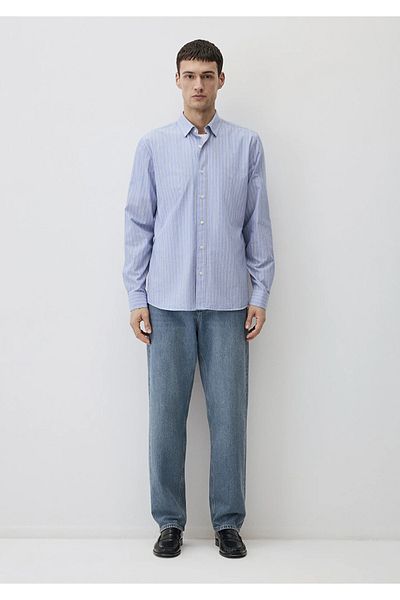 Mavi Striped Blue Shirt Regular Fit 0211429-70717