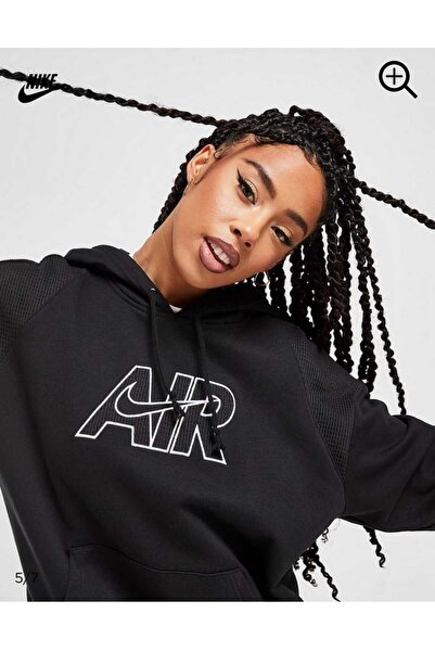 Nike Sportswear Air Fleece Hoodie Kadın Sweatshirt (BOL KALIP ) DMK SPOR