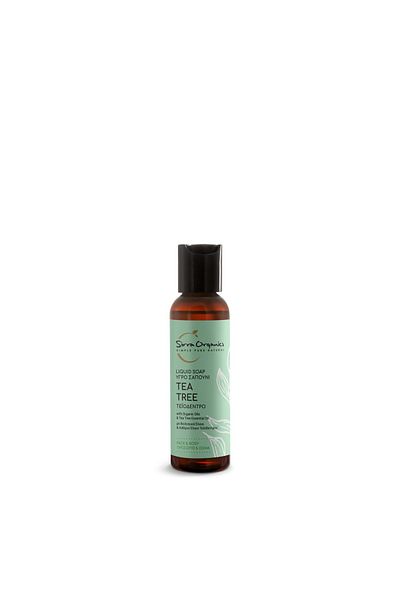 Sirra Organics Liquid soap with tea tree extract, 60 ml