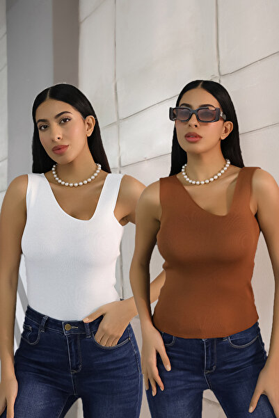 ALCHON Tricou de bază de vară, asimetric, cu decolteu în V, cu bretele groase