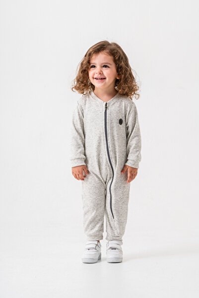 Joviel Baby Jumpsuit Melange Patterned Fabric 6 Months - 24 Months