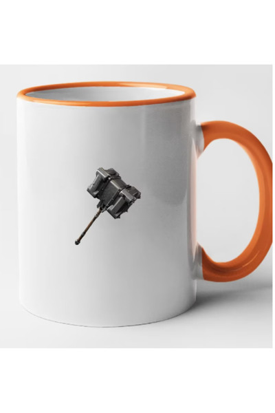 OEM Cană personalizată cu mâner portocaliu Fortnite - Vanquisher, INOVATIX®. ...