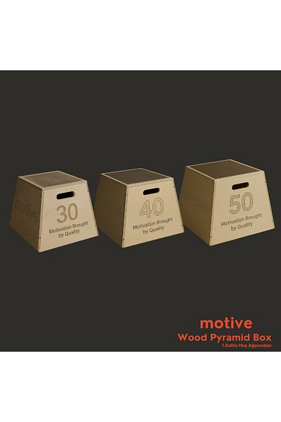 MOTIVE Jump Box Jumping Box Stand Set (30-40-50 cm)