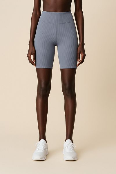 HNX Leggings sport scurti pentru femei cu talie înaltă |   Marina