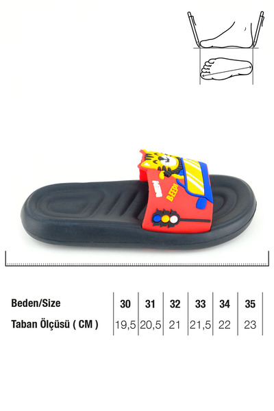 GEZER Summer Boy's Eva Wet Floor Suitable Bathroom Pool Beach Slippers