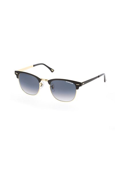 Osse Women's Gold-Blue Organic Gradient (Uv) Glass Steel Closed Frame Oval - Round Sunglasses Os3420