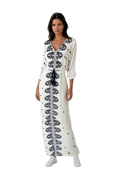 rody's forever Rochie dama casual RL24, alb/gri
