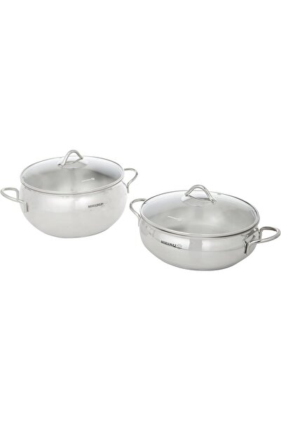 KORKMAZ Korkmaz Tombik 9-Piece 18/10 Turkish Steel Cookware Set A1800