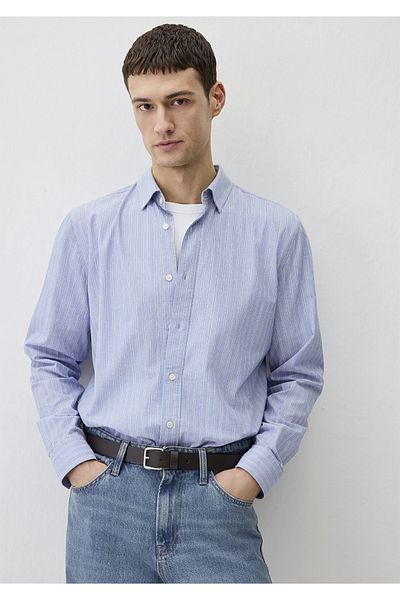 Mavi Striped Blue Shirt Regular Fit 0211429-70717