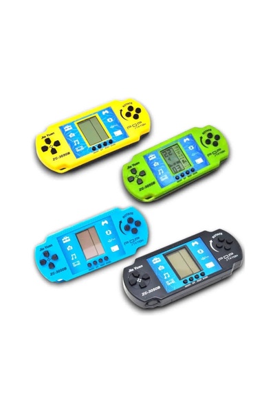 abnturk Zc-3050B Gameboy Nostaljik Tetris El Aterisi El Tetrisi Pilli Eğlenceli Aktivite Oyuncağı