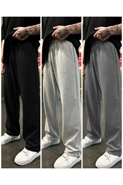 THE WHITE Γυναικείο σετ 3 τεμαχίων φαρδιά ίσια φόρμα