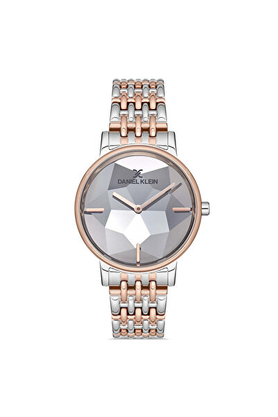 Daniel Klein Kadın Bi Color (ÇİFT RENKLİ)-füme Metal Kasa Yuvarlak Kadran Met...