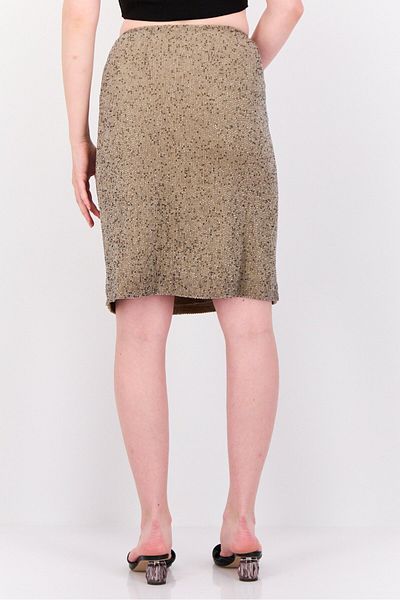 Ralph Lauren Women Beads A-line Skirt, Taupe