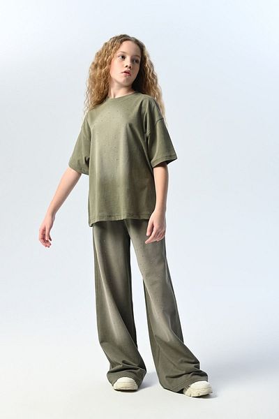 HAUSEkids 9-15 Pavlova Mussness Girl Suit-Khaki