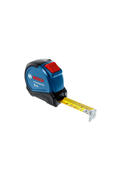Bosch Şerit Metre 8 Metre Otomatik Kilitlemeli Dayanıklı Ölçüm Aleti Profesyo...
