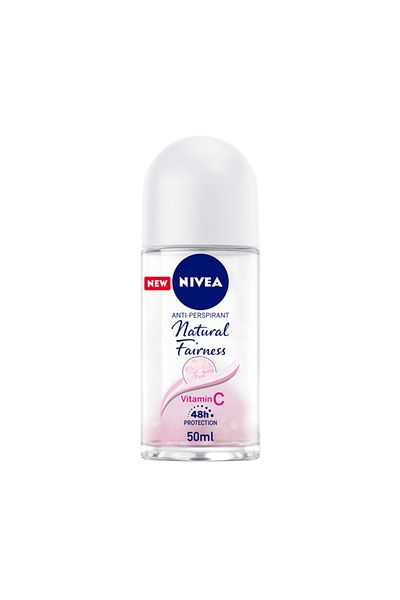 NIVEA Natural Fairness Anti-Perspirant Deodorant Roll on - 50ml