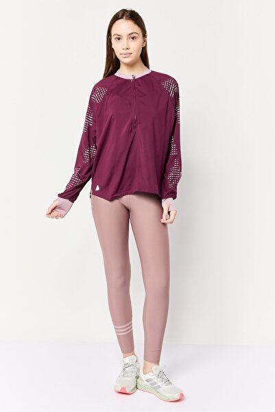 hoka Women Sportswear Fit Training Wind Shell Jacket, Wine