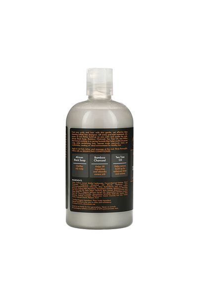 Shea Moisture African Black Soap Bamboo Charcoal Deep Cleansing Shampoo - 384ml