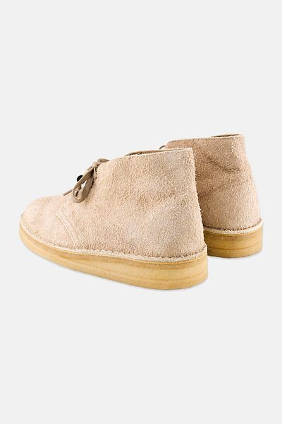 CLARKS Women Desert Coal Lace Up Ankle Boots, Off White