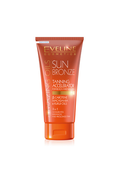 Eveline Cosmetics مُسرّع تسمير البشرة من إيفلين أميزينج أويلز صن برونز - 150 مل