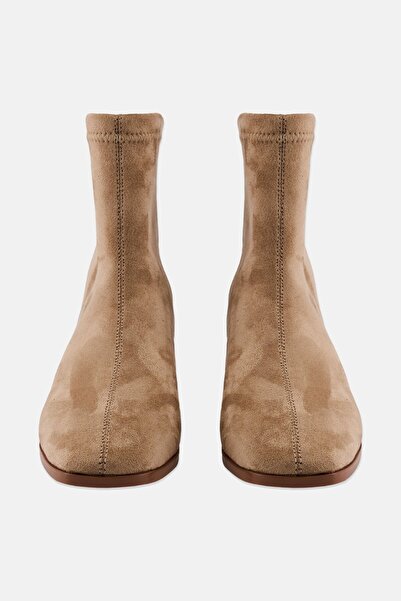 Steve Madden Women Ention Zipper Up Ankle Boots, Taupe