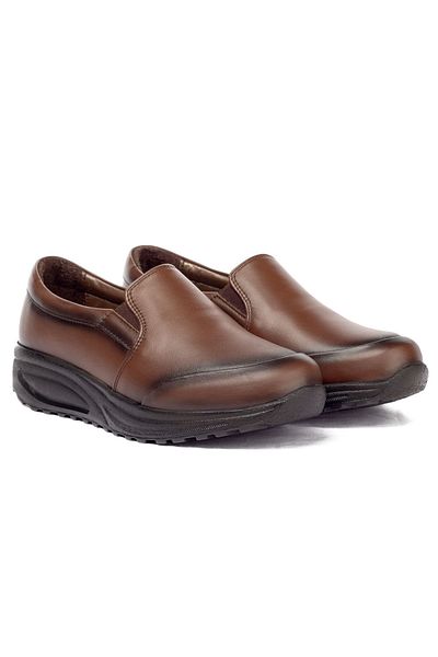 Barmea Genuine Leather Women's Daily Walking Shoes - 754 Brown 2122