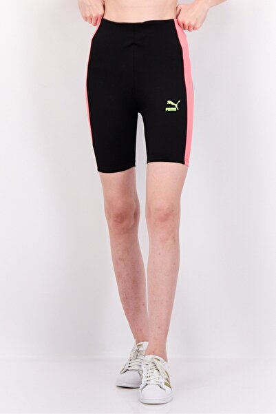 Puma شورت رياضي مناسب للجري للنساء، أسود