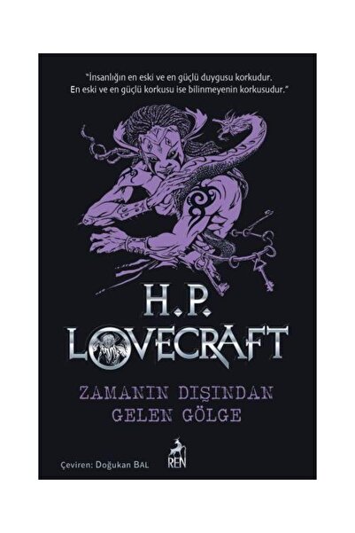 Ren Kitap Zamanın Dışından Gelen Gölge / / Howard Phillips Lovecraft