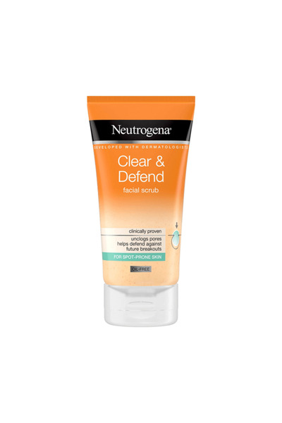 Neutrogena مقشر الوجه كلير اند ديفند من نيتروجينا - 150مل