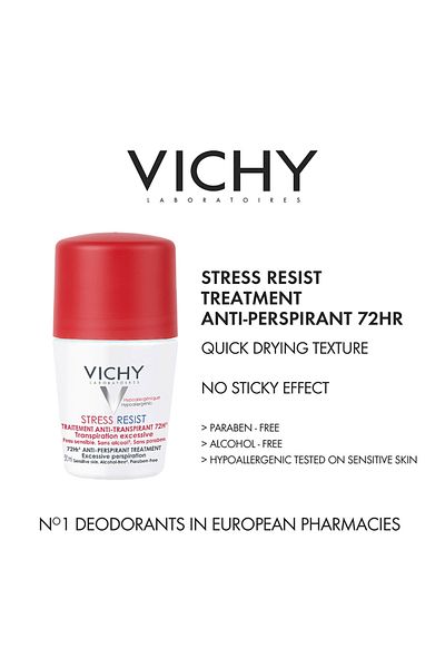 Vichy Vichy 2-Piece Excessive Antiperspirant Roll-On 72H - 50+50ml