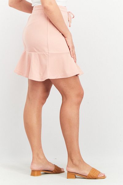 Ralph Lauren Women Petite Solid Mini Skirt, Pink