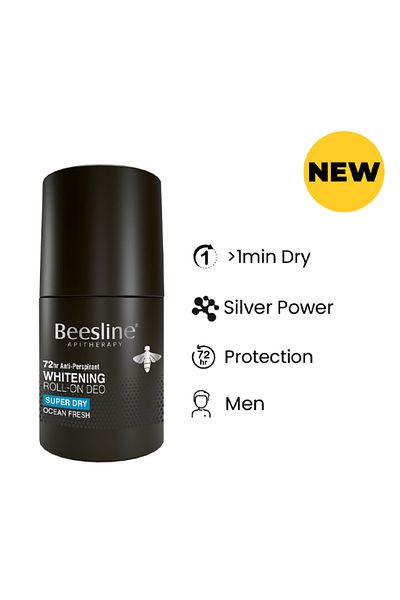 Beesline Beesline Whitening Roll-on Deodorant - Super Dry - Ocean Fresh - 50ml