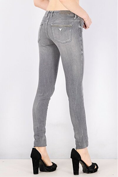 Guess Women Ultra Skinny Low Jegging Pants, Grey