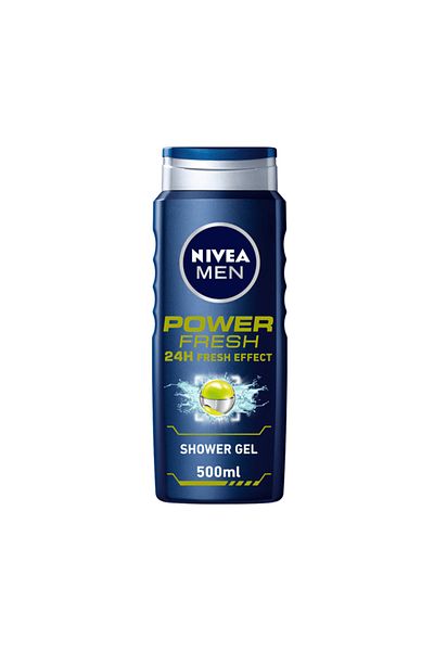 NIVEA Men Power Fresh 24H Fresh Effect Shower Gel - 500ml