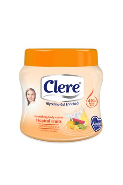 Clere Tropical Fruits Body Cream - 500ml