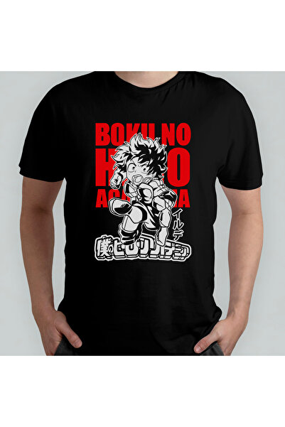 Pixxa My Hero Academia Deku Midoriya Унісекс 100% бавовна Футболка з круглим ...