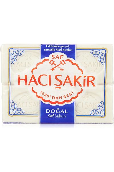 Hacı Şakir Traditional White Soap (4 × 150g)