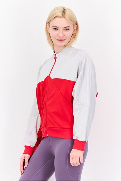 adidas Women Sportswear Fit Brand Logo Long Sleeves Outdoor Sweatshirt, Multicolor