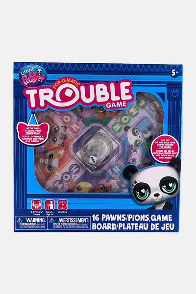 Forever Clever Littlest Pet Shop Pop-o-matic Trouble Game