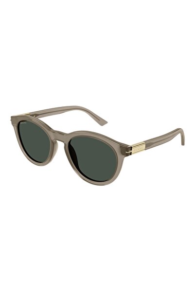 Gucci Unisex Bej-yeşil Organik (UV) Cam Kemik Kapalı Çerçeve Oval - Yuvarlak ...